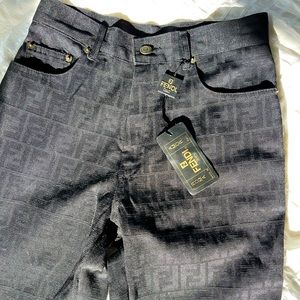 Vintage Fendi monogram pants